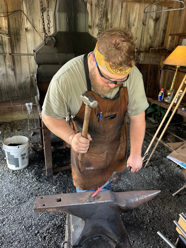 Blacksmith Matt at&nbsp;work